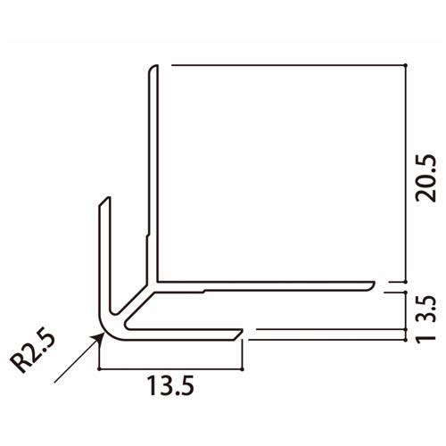 ニチレイマグネット【樹脂　出隅ジョイナー】BDG3-2730W～他
